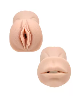 Realistic Pussy And Mouth Double Ended Stroker