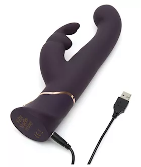 Fifty Shades Of Grey Greedy Girl Stroking G-spot Vibrator - 9.5 Inch