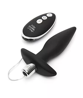 Fifty Shades Of Grey Relentless Vibrations Remote Control Butt Plug - 4.5 Inch