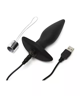 Fifty Shades Of Grey Relentless Vibrations Remote Control Butt Plug - 4.5 Inch