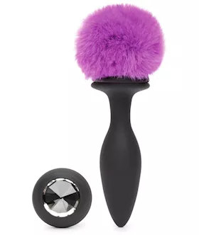 Happy Rabbit Rechargeable Vibrating Butt Plug - 4.5 Inch