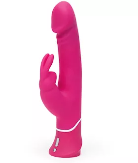 Happy Rabbit Realistic Dual Density Rabbit Vibrator - 11 Inch
