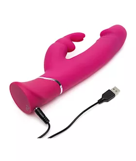 Happy Rabbit Realistic Dual Density Rabbit Vibrator - 11 Inch