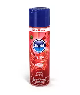 Skins Strawberry Water Based Lubricant 44 fl oz