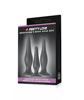 Beginner's Mini Anal Kit - Set Of 3