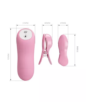 Romantic Wave Electro Shock Nipple Clamps