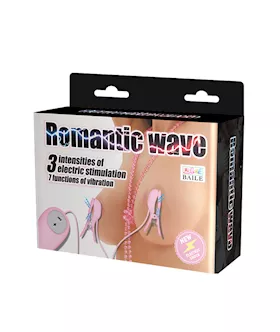 Romantic Wave Electro Shock Nipple Clamps
