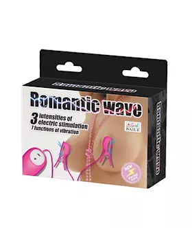 Romantic Wave Electro Shock Nipple Clamps
