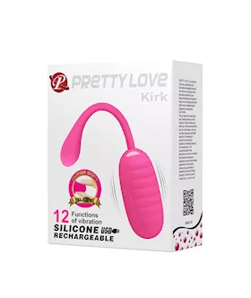 Kirk Liquid Silicone Remote Egg Vibrator - 7.7 Inch