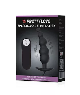 Remote Control Vibrating Anal Butt Beads