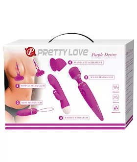 Purple Desire Kit Vibrator Kit