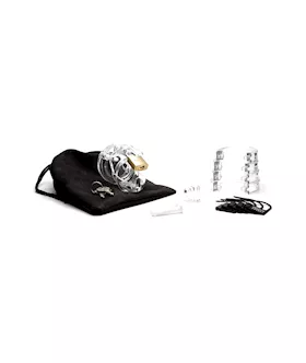 Mini-me 1.25 Inch Chastity Cock Cage Kit