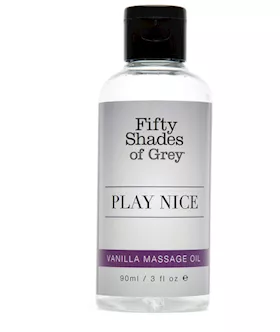 Fifty Shades Of Grey Play Nice Vanilla Massage Oil - 90ml