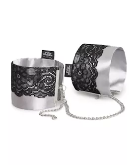 Fifty Shades Of Grey Play Nice Satin And Lace Wrist Cuffs