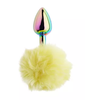 KinKi Rainbow Rabbit Tail Plug  59 Inch