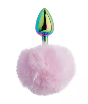 KinKi Rainbow Rabbit Tail Plug  59 Inch