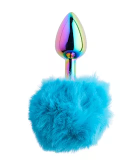 KinKi Rainbow Rabbit Tail Plug  59 Inch