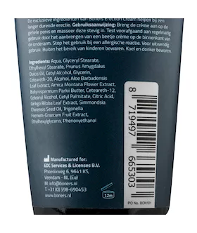 Boners Erection Cream