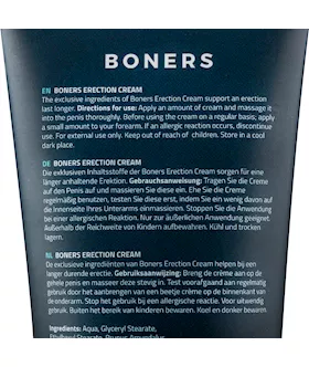 Boners Erection Cream