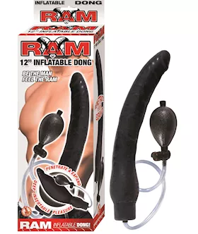 Nass Toys Ram Inflatable Dildo  12 Inch
