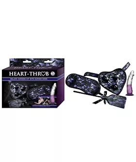 HeartThrob Deluxe Harness Kit With Curved Dong