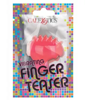 Foil Pk Vibrate Finger Teaser Pink
