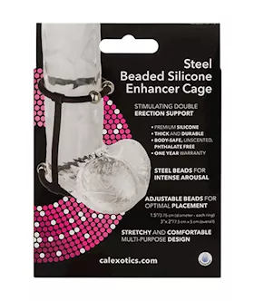 Steel Beaded Silicone Enhancer Cage
