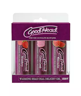 Doc Johnson Goodhead Warming Head Gel - 3 Pack (59ml)