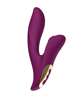 Amore Ribbed Suction Rabbit Vibrator