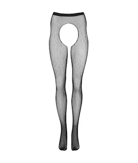 Cottelli Collection Sparkling Stars Crotchless Tights