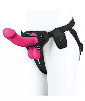 Pegasus Realistic Silicone Vibrating Strap-on - 6.5 Inch