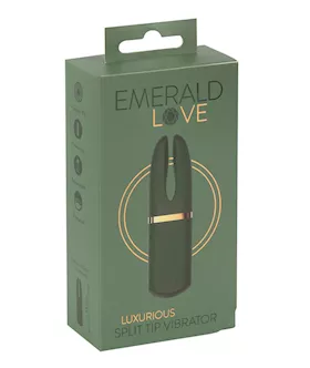 Emerald Love Luxurious Split Tip Vibrator 