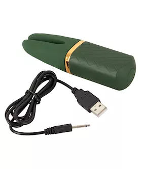 Emerald Love Luxurious Split Tip Vibrator 