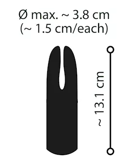 Emerald Love Luxurious Split Tip Vibrator 