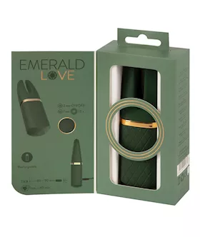 Emerald Love Luxurious Split Tip Vibrator 