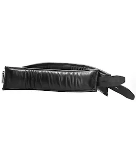 Rouge Leather Padded Wrist Cuffs