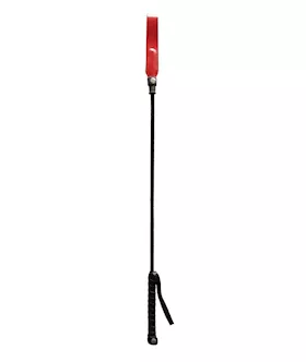 Rouge Leather Slim Riding Crop
