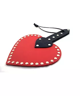 Rouge Leather Heart Paddle