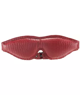Rouge Padded Leather Blindfold
