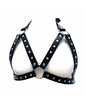 Rouge Leather Chest Harness