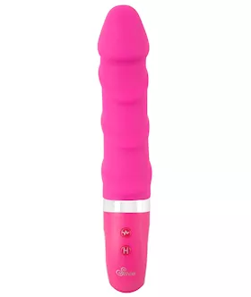 Sweet Smile Warming Soft Vibrator Pink - 8.9 Inch
