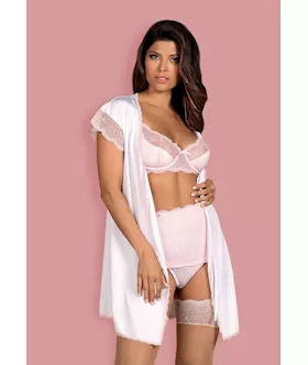 Obsessive Girlly - Peignoir And Thong