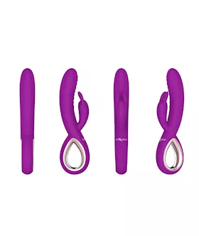 Luxuria Ridged Rabbit Dual Vibrator