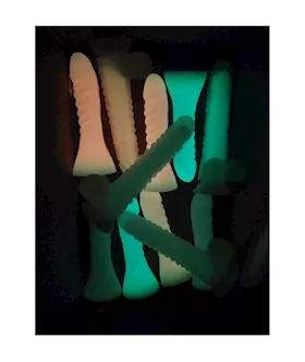 Atolla Ribbed Glow In The Dark Dildo