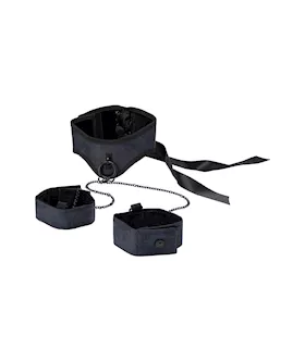 Bound Luxury Posture Collar With Cuffs 