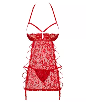 Obsessive Rediosa - Chemise And Thong