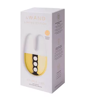 Le Wand Chrome Double Vibe Limited Edition White/gold