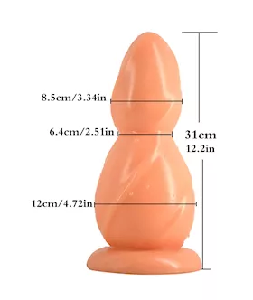 Rosebud Huge Dildo Plug