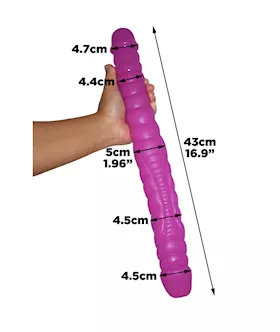 Ribbed Double Ended Dildo