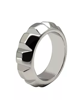 Kinki Tyrant Studded Steel Cock Ring